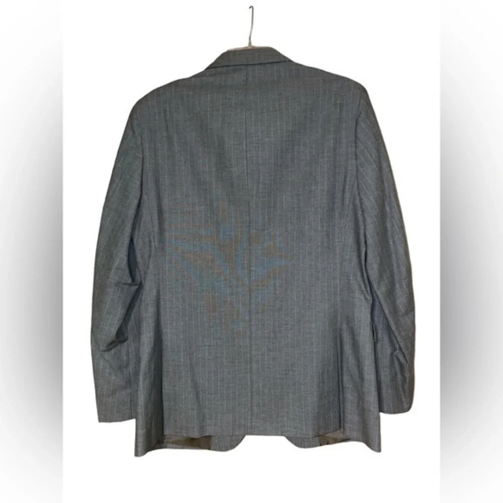 Banana Republic NWT Men’s Progetto‎ Uno Slim Fit Sport Coat Grey Striped 40R